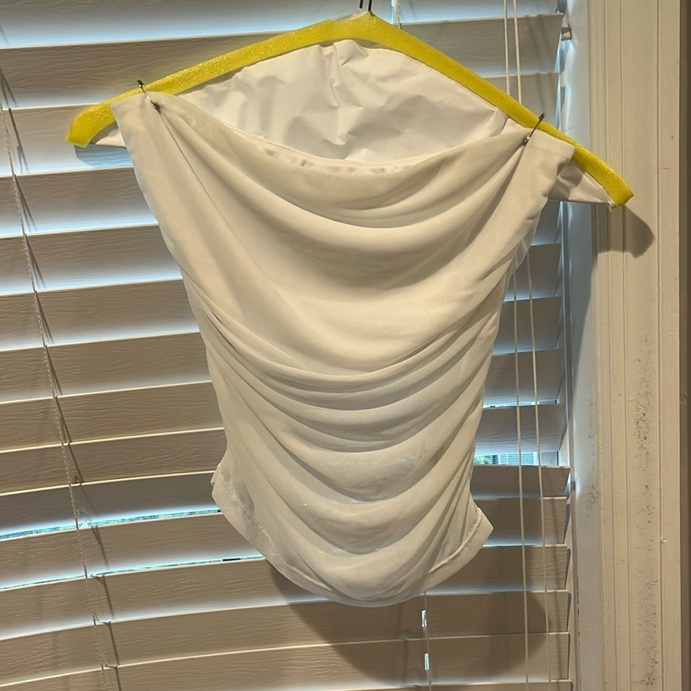 Gab & Kate white tube top size medium